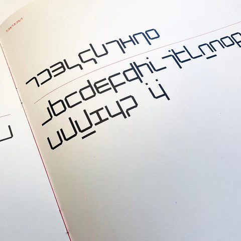 Kwadraat-Blad 23: New Alphabet: An Introduction for a Programmed Typography (Wim Crouwel)
