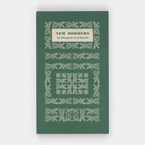 New Borders by Elizabeth Friedlander