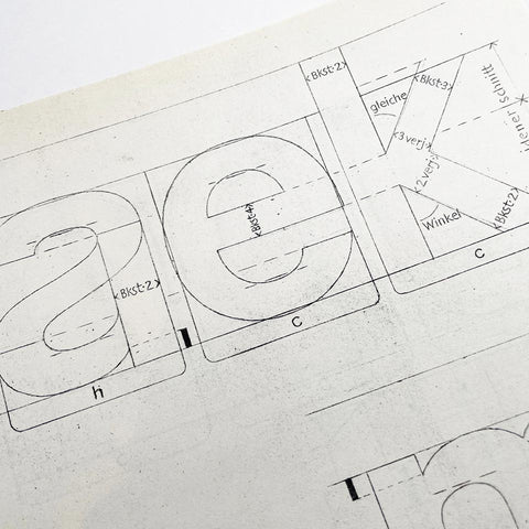 Normalgrotesk (Blockschrift) von Walter Käch