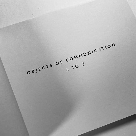 Objects of Communication: 26 Carved Letters