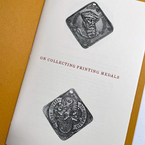 On Collecting Printing Medals