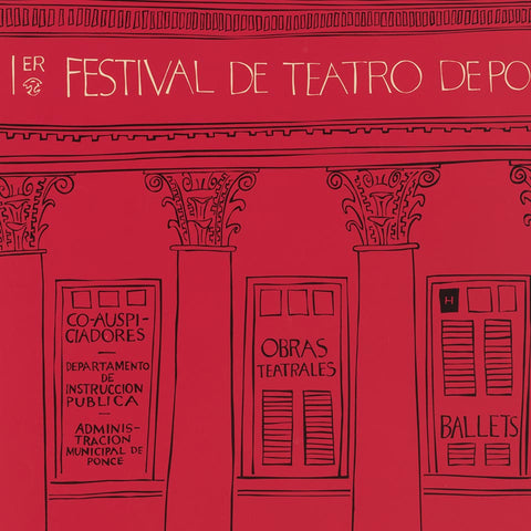 1er Festival de Teatro de Ponce (Lorenzo Homar)