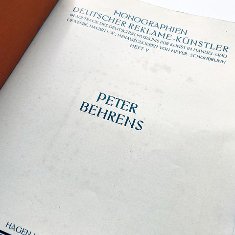 Peter Behrens (Monographien Deutscher Reklame-Künstler)