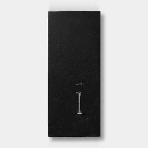 [a lowercase i cut by Philip Surey]