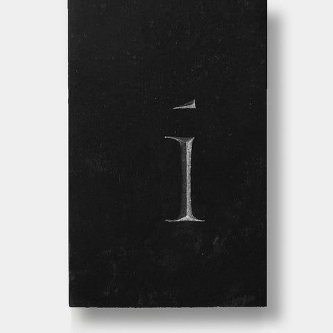 [a lowercase i cut by Philip Surey]