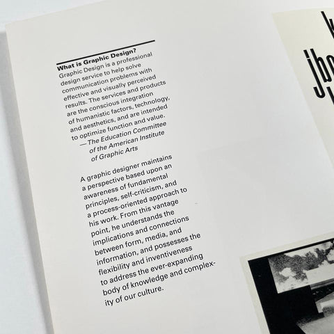 Graphic Design: The University of the Arts