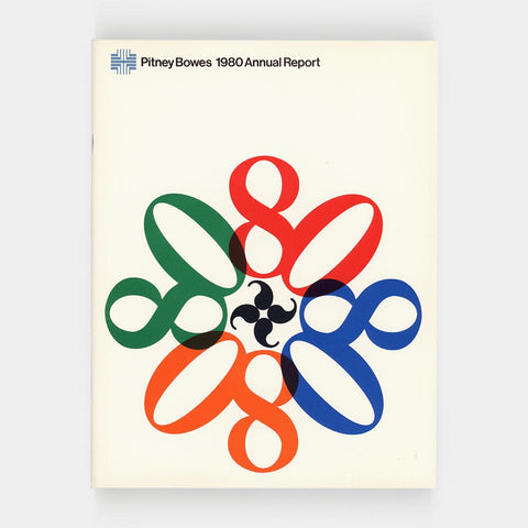 Pitney Bowes 1980 Annual Report (Bradbury Thompson)