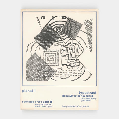 Plakat 1: typestract (Dom Sylvester Houédard)