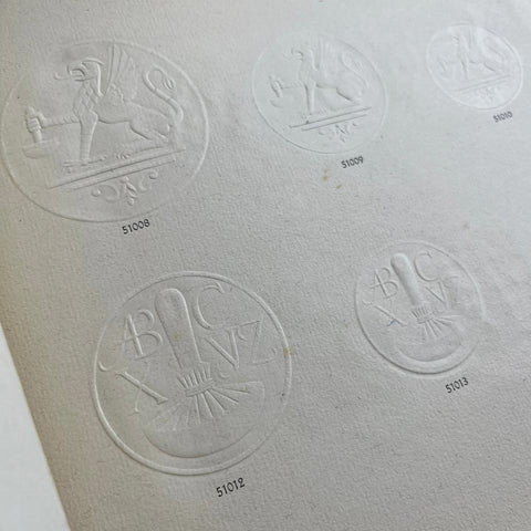 Präge Vignetten (Embossed Vignettes)