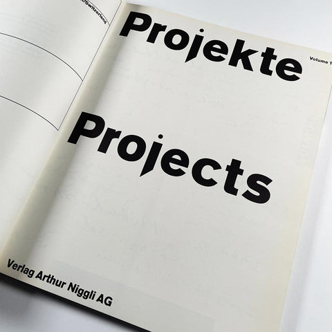 Projects: Typographic Research at the School of Design Basle, Switzerland [Wolfgang Weingart]