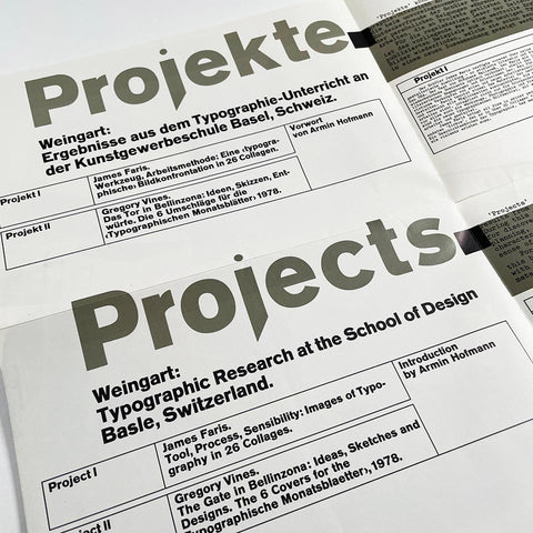 Projekte Projects prospectus