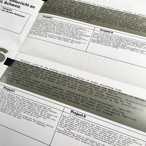 Projekte Projects prospectus