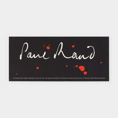 Paul Rand: Interviewed by Keith Godard