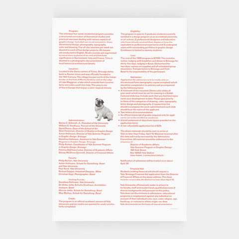 Yale Summer Program: Graphic Design (Paul Rand)