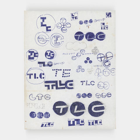 [Paul Rand: 48 sketches, mechanicals, and proofs for the logo of The Limited + 6 pages of sketches, designs, and notes for a logo for TLC Group]