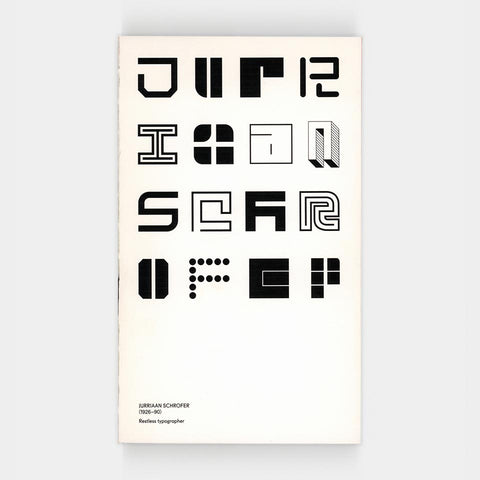 Jurriaan Schrofer: Restless Typographer