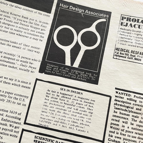 The New York Review of Sex & Politics, Vol. 1, No. 12 (September 1969) (Facsimile)