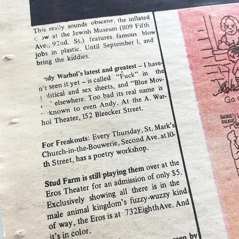 The New York Review of Sex & Politics, Vol. 1, No. 12 (September 1969) (Facsimile)