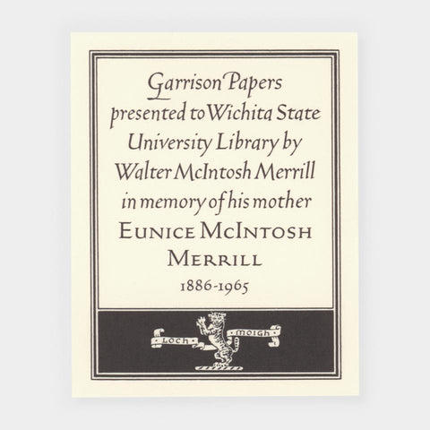 [52 bookplates by Rudolph Ruzicka]