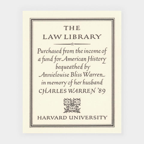 [52 bookplates by Rudolph Ruzicka]