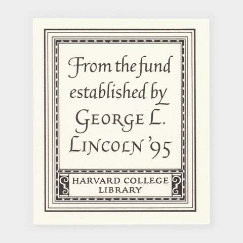 [52 bookplates by Rudolph Ruzicka]