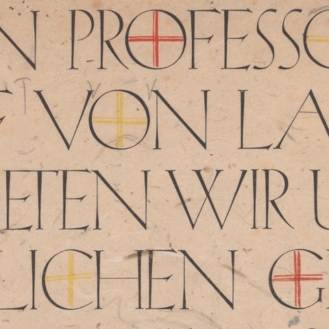 [Warm congratulations to Professor Rudolf von Larisch on his seventieth birthday]