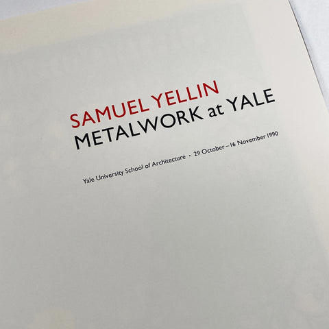Samuel Yellin: Metalwork at Yale