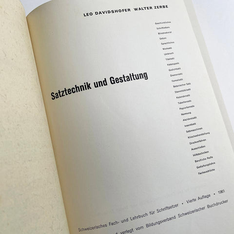Satztechnik und Gestaltung