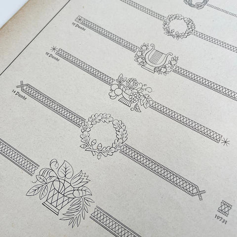 Schönheit im Buchdruck