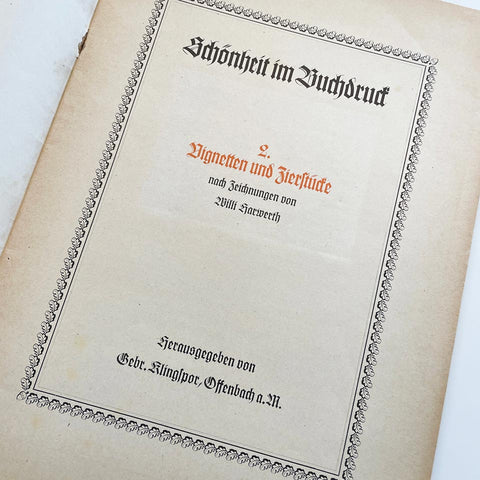 Schönheit im Buchdruck