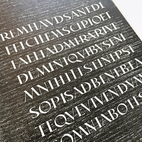 Schrift Ecriture Lettering: The Development of European Letter Types Carved in Wood (Adrian Frutiger)