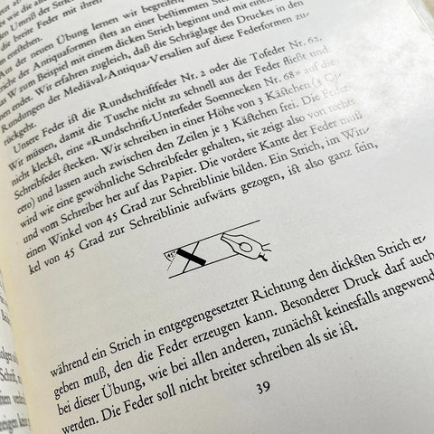 Schriftkunde Schreibübungen und Skizzieren (Jan Tschichold)