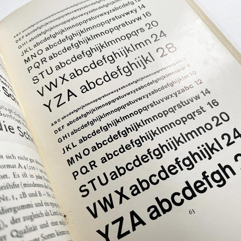 Schriftkunde Schreibübungen und Skizzieren (Jan Tschichold)