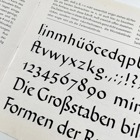 Schriftschreiben für Setzer