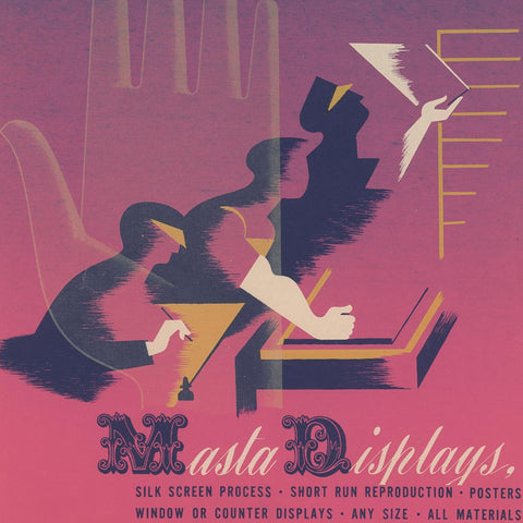 [a silkscreened ad for Masta Displays, Inc.]