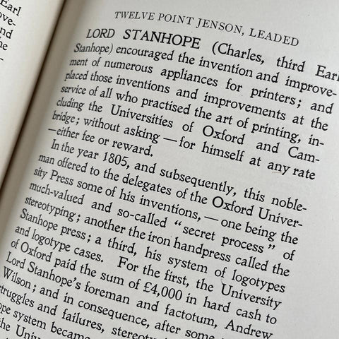 The Book of Specimens (Stanhope Press)