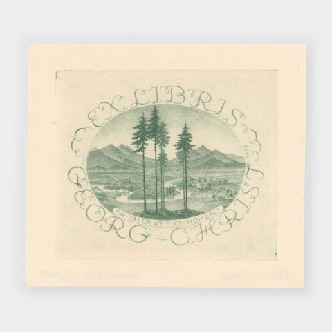 Ex Libris Georg Christ (Paul Süss)