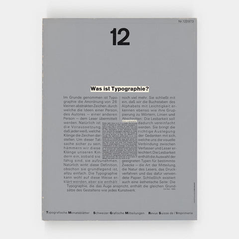Typografische Monatsblätter (12.1973)