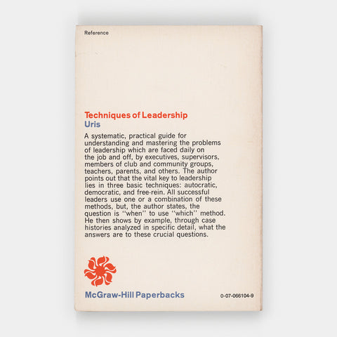 Techniques of Leadership (Rudolph deHarak)