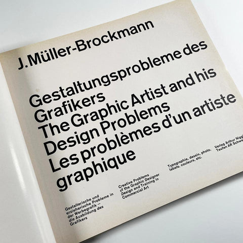 The Graphic Artist and his Design Problems