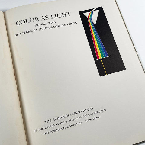 Three Monographs on Color (Rudolph Ruzicka)