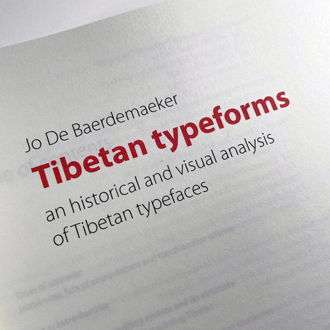 Tibetan Typeforms