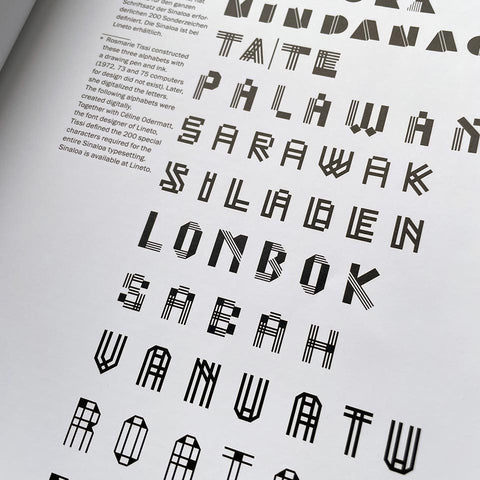 Rosmarie Tissi: 12 Alphabets & Applications