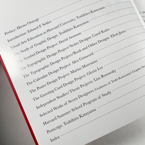 Prof. Toshi Katayama’s Graphic Design Class at Harvard University