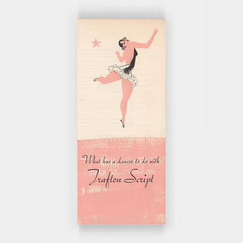 What has a dancer to do with Trafton Script