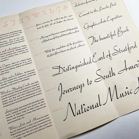 What has a dancer to do with Trafton Script