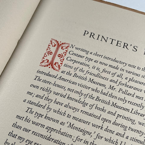 The Trained Printer and the Amateur