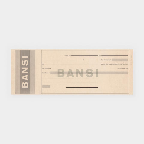 [Bansi bill of exchange designed by Georg Trump]