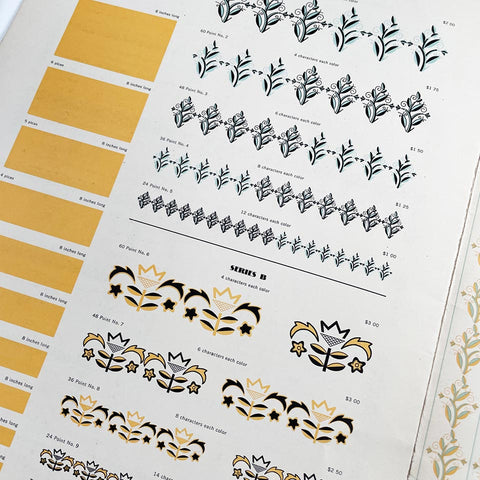 Two-Series Modernage Typography Introduced by the American Type Founders Company
