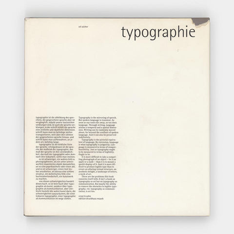 Typographie (Otl Aicher)